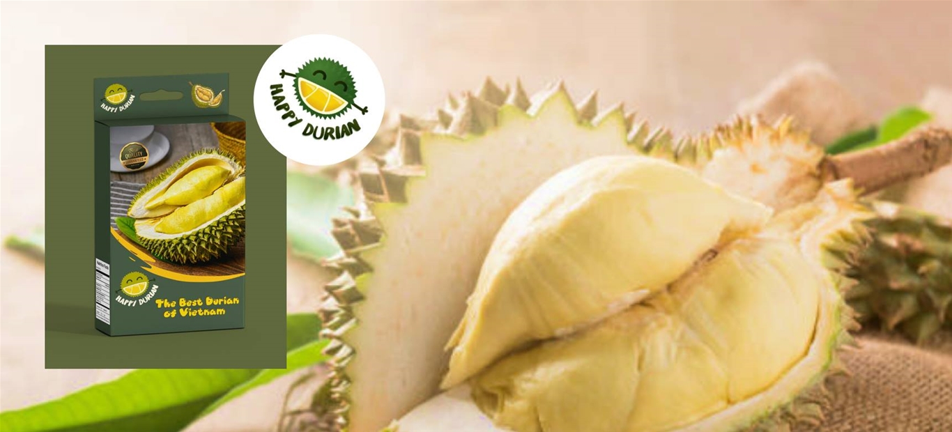 Sầu riêng đông lạnh của Happy Durian được chú trọng chất lượng từ nguyên liệu đầu vào cho tới bao bì đóng gói