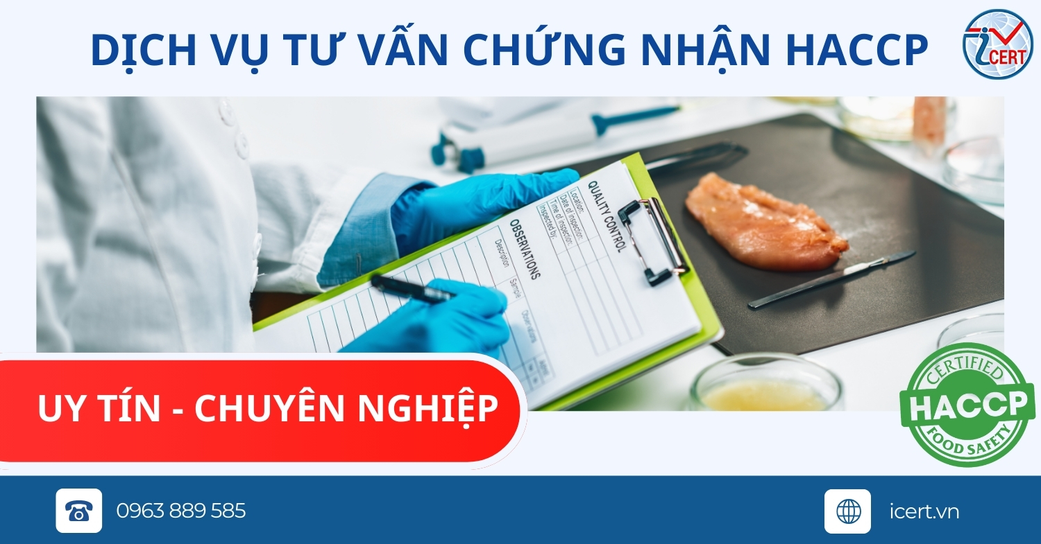 Dịch Vụ Tư Vấn Chứng Nhận HACCP tại ICERT | Uy Tín - Chuyên Nghiệp