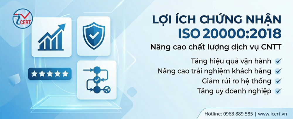 Lợi ích chứng nhận iso 20000