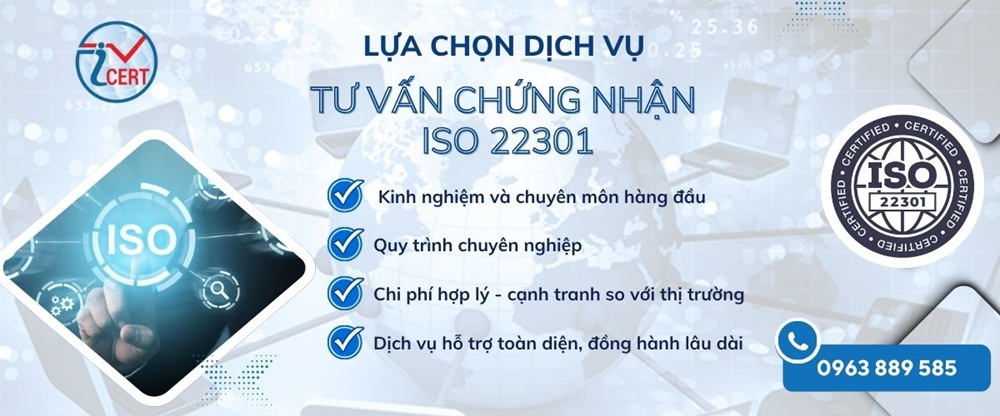 lựa chọn ICERT tư vấn chứng nhận iso 22301:2019