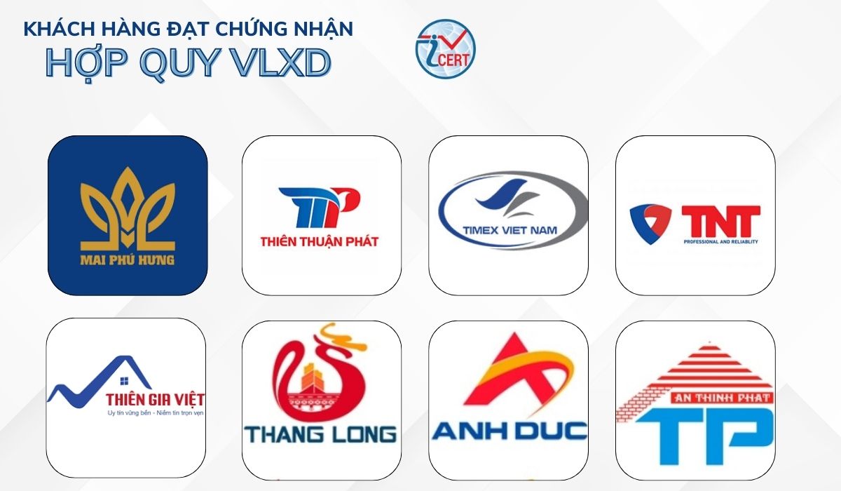 khach hang tư vấn chứng nhận hợp quy vật liệu xây dựng tai icert